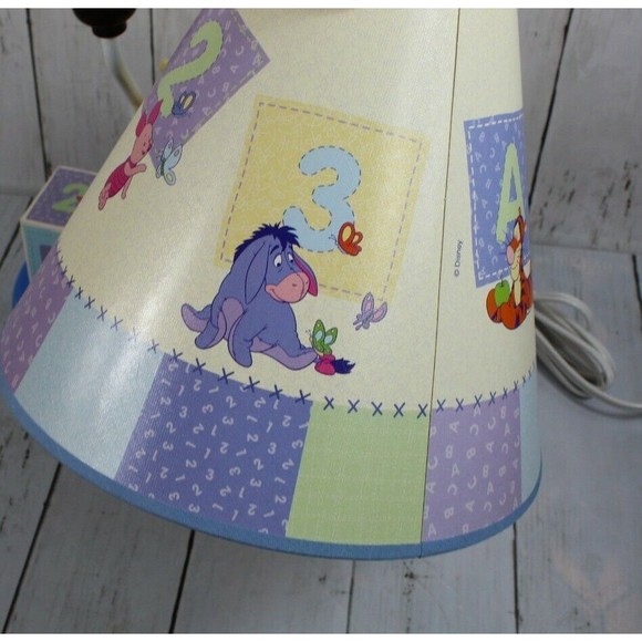 Vintage Disney Winnie The Pooh Hunny Nursery Baby Infant Lamp - Picture 5 of 9
